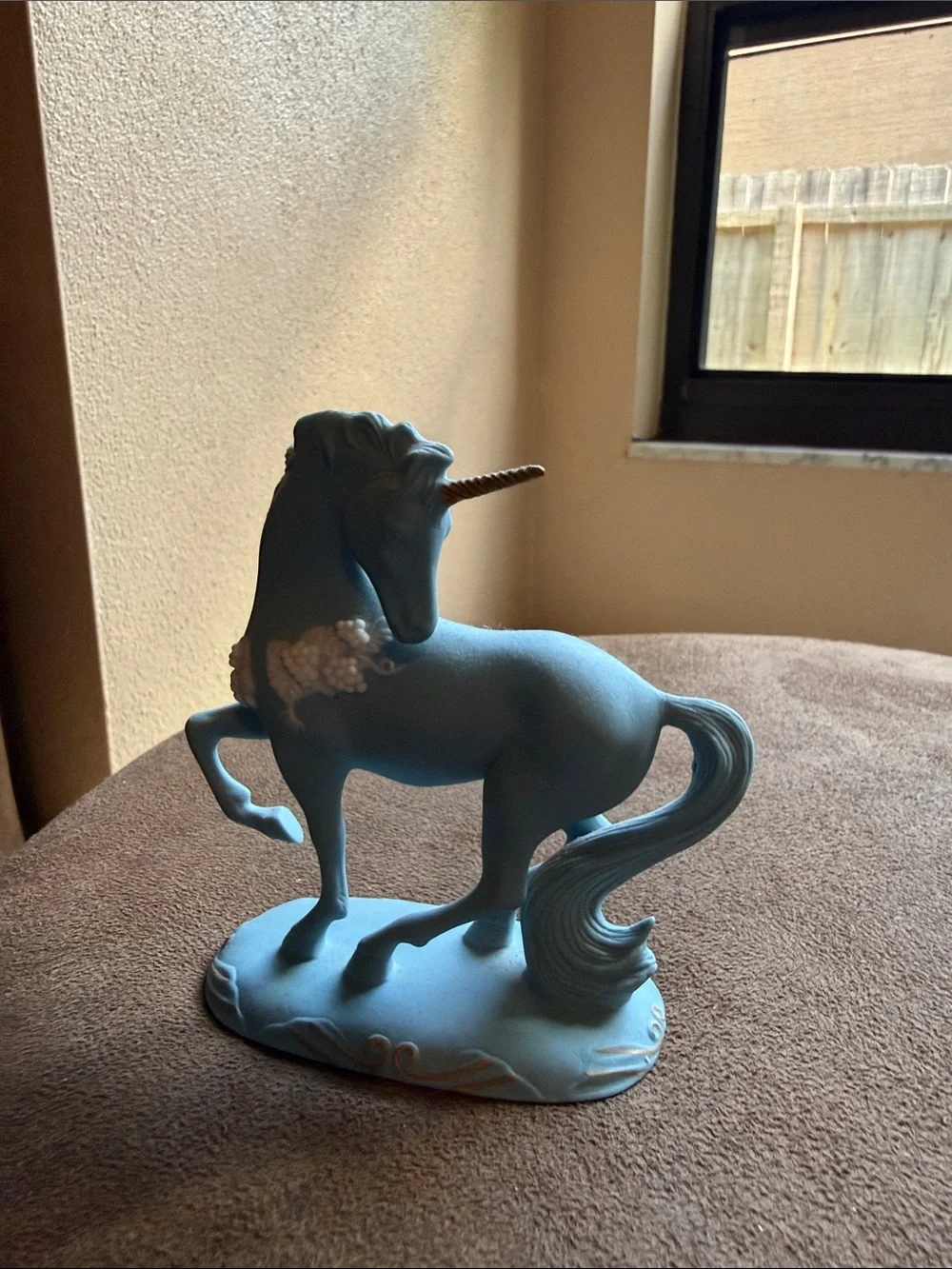 Franklin Mint Multicolor Unicorn Figurine Shelf Display